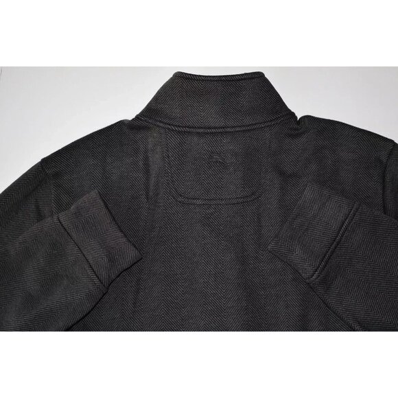 Tommy Bahama Mens Size XXL New Castle Half-Zip Pullover Sweater Coal Gray - Picture 3 of 4